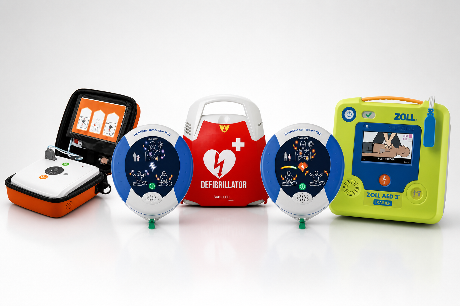 Défibrillateurs CardioPro Suisse — Noah Medical, HeartSine, Schiller FRED, ZOLL